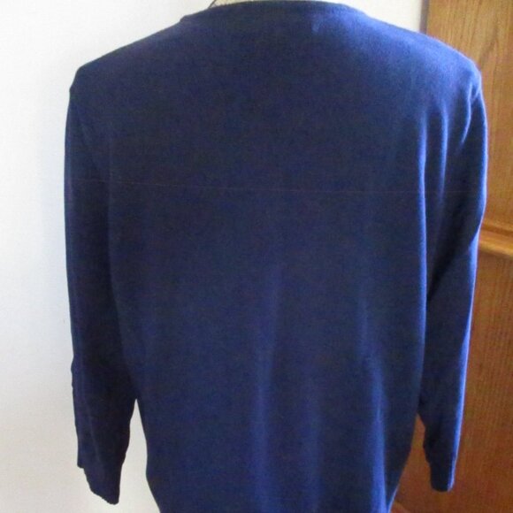 Lauren Ralph Lauren Women's Full Zip Cardigan, Long Sleeve,  Navy Blue, Size 2X - Picture 7 of 15
